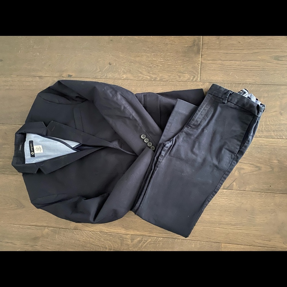 Crewcuts Navy Suit SZ 10